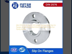 DIN 2576 PN 10 Slip On RF Flange Slip On Flanges ASTM A182 F304/F304L/F316/F316L/F304H برای سیستم لوله کشی